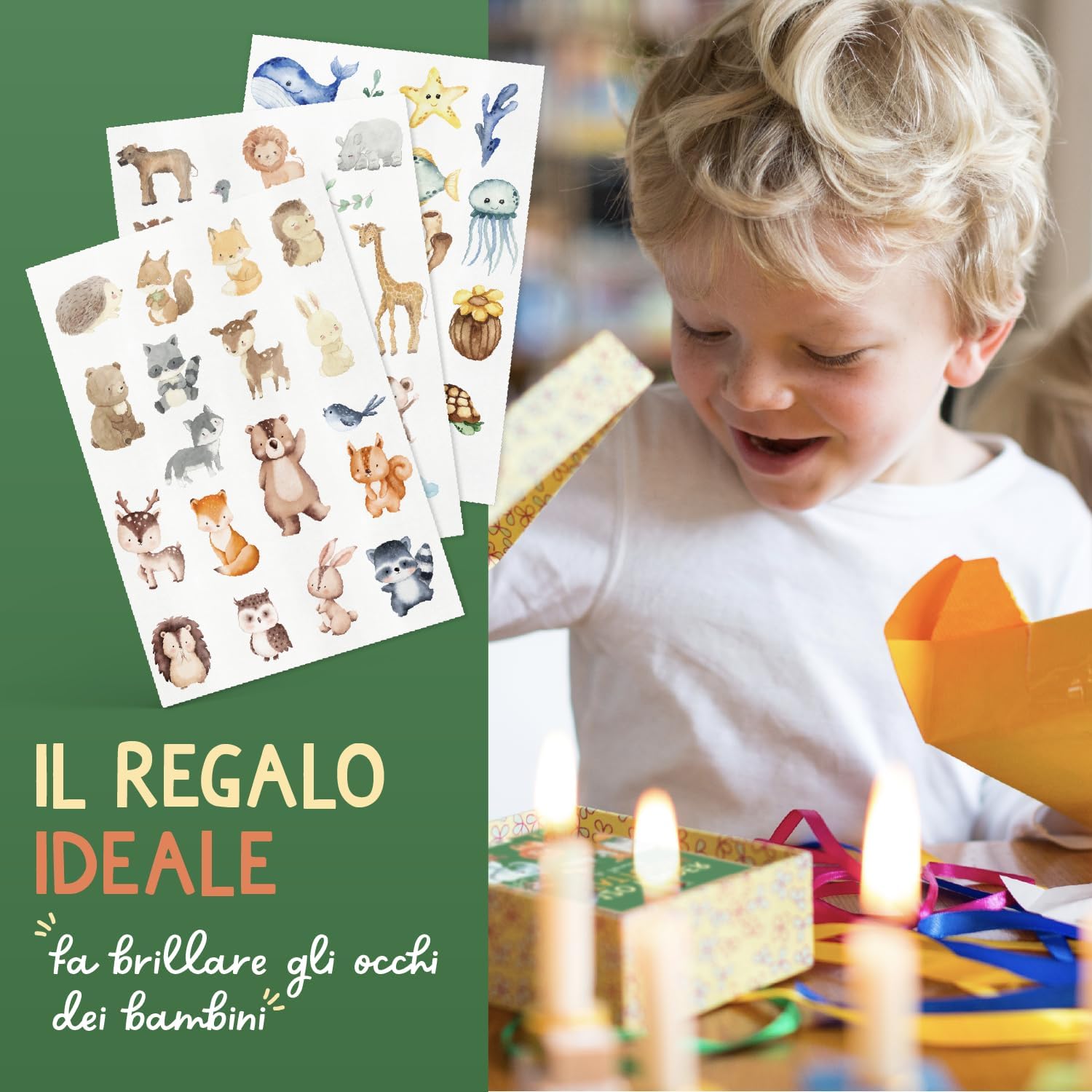 Thumbnail 5 de Famifidus 120 tatuaggi per bambini: trasferelli temporanei skin-friendly per feste e compleanni