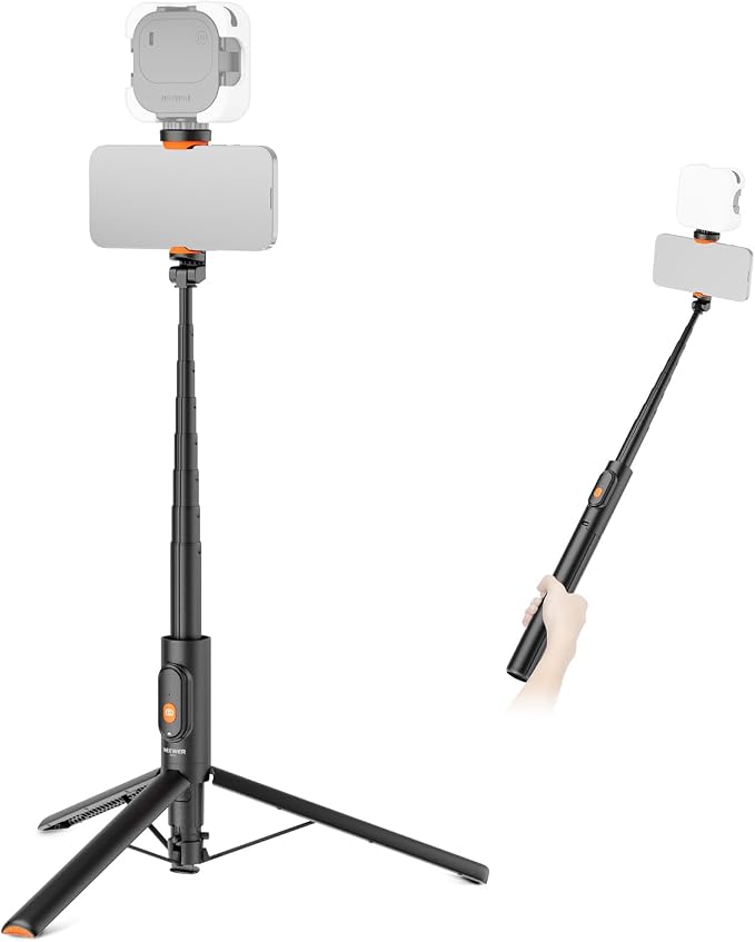 Detalle de NEEWER Trípode Selfie 57,9" con Control Remoto 📸