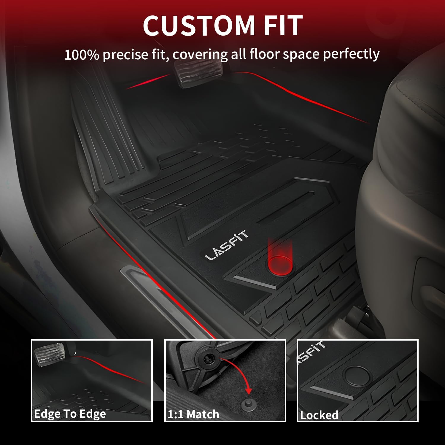 Detalle de LASFIT Floor Mats for Silverado/Sierra 1500