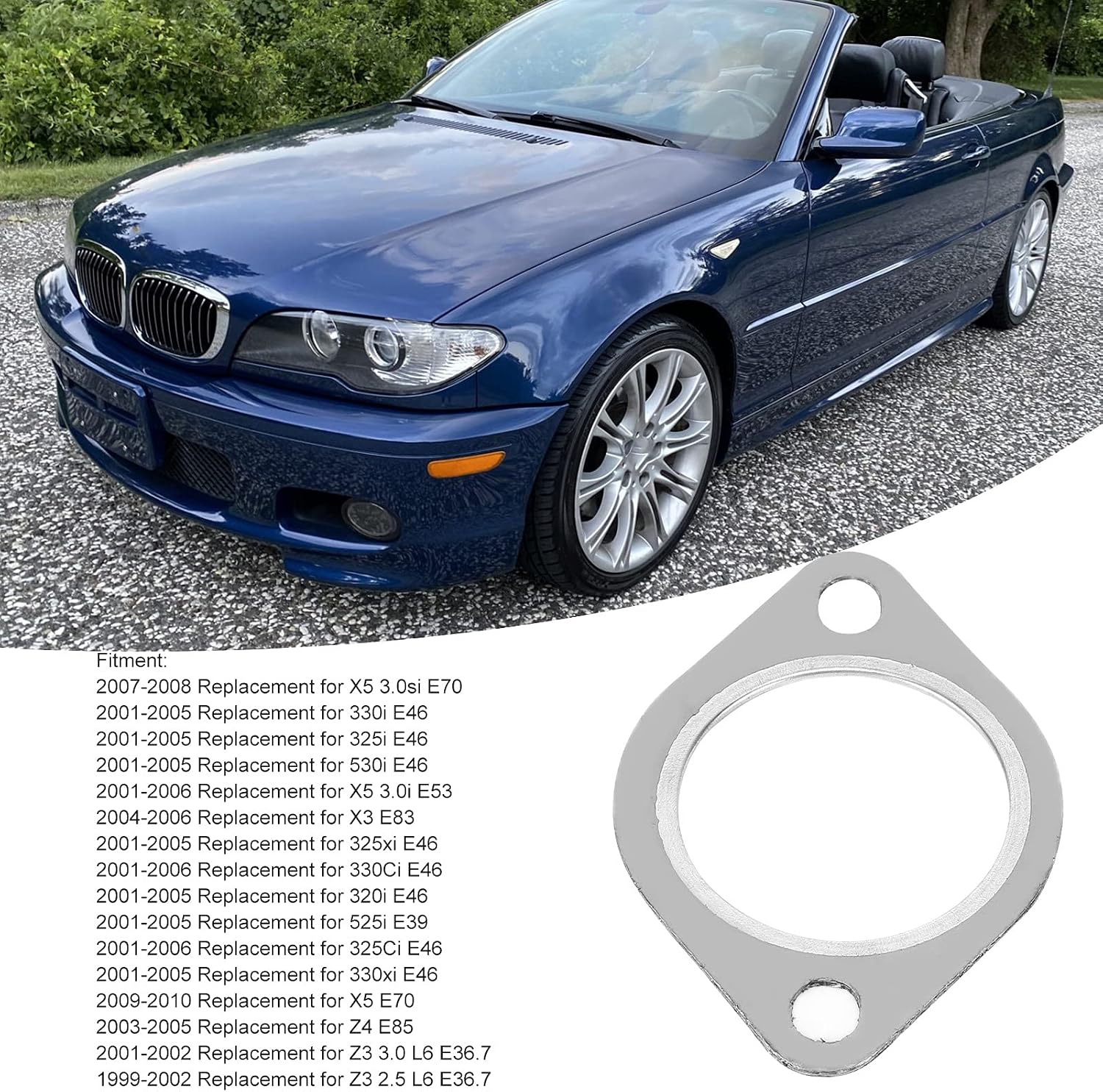Detalle 2 de KIMISS exhaust manifold gasket 18107502346