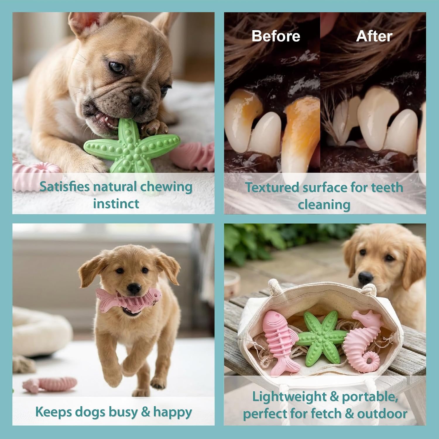 Detalle 1 de PetLike Dog Chew Toys, Rubber
