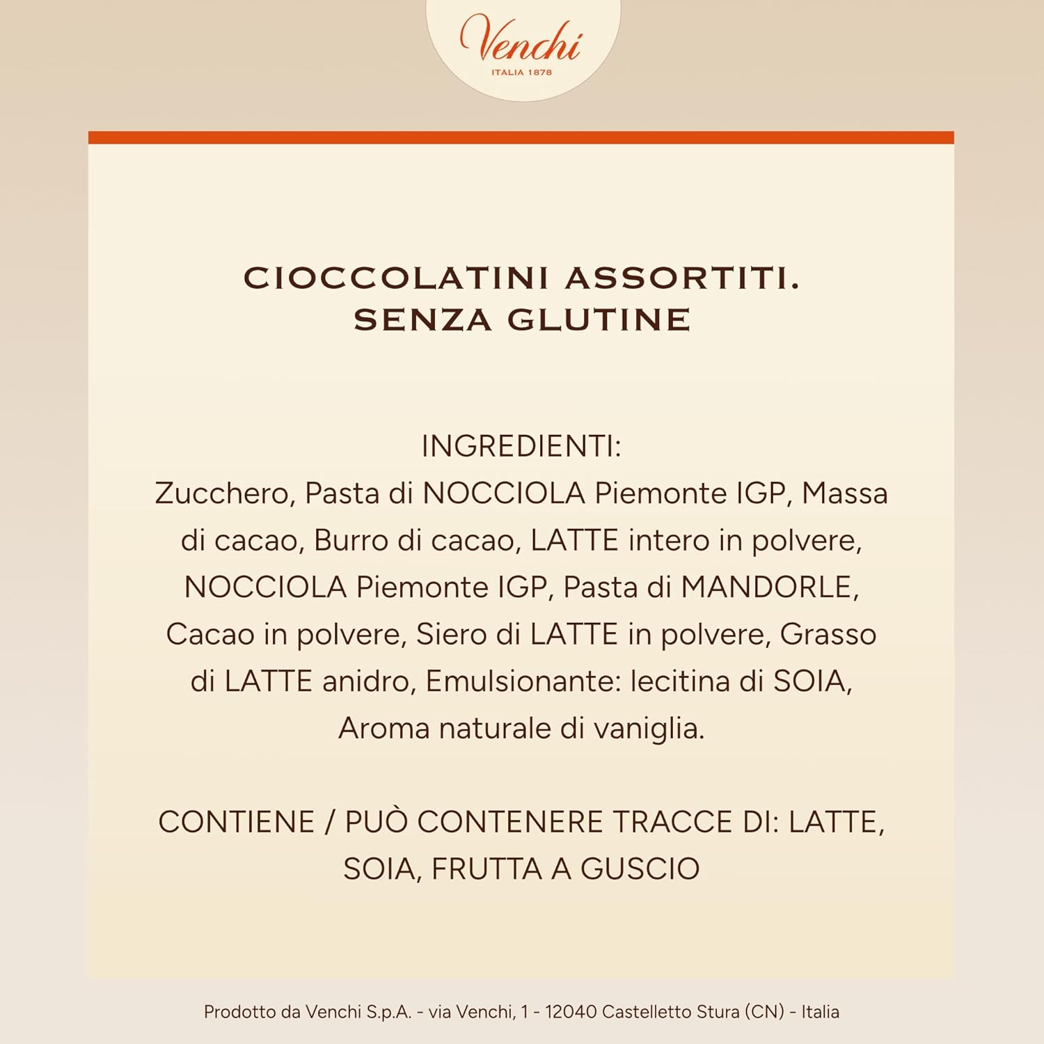 Detalle de Venchi Lattina a Forma di Fiorellino 60 g – 5 Perle Assortite, Senza Glutine, Collezione Primavera