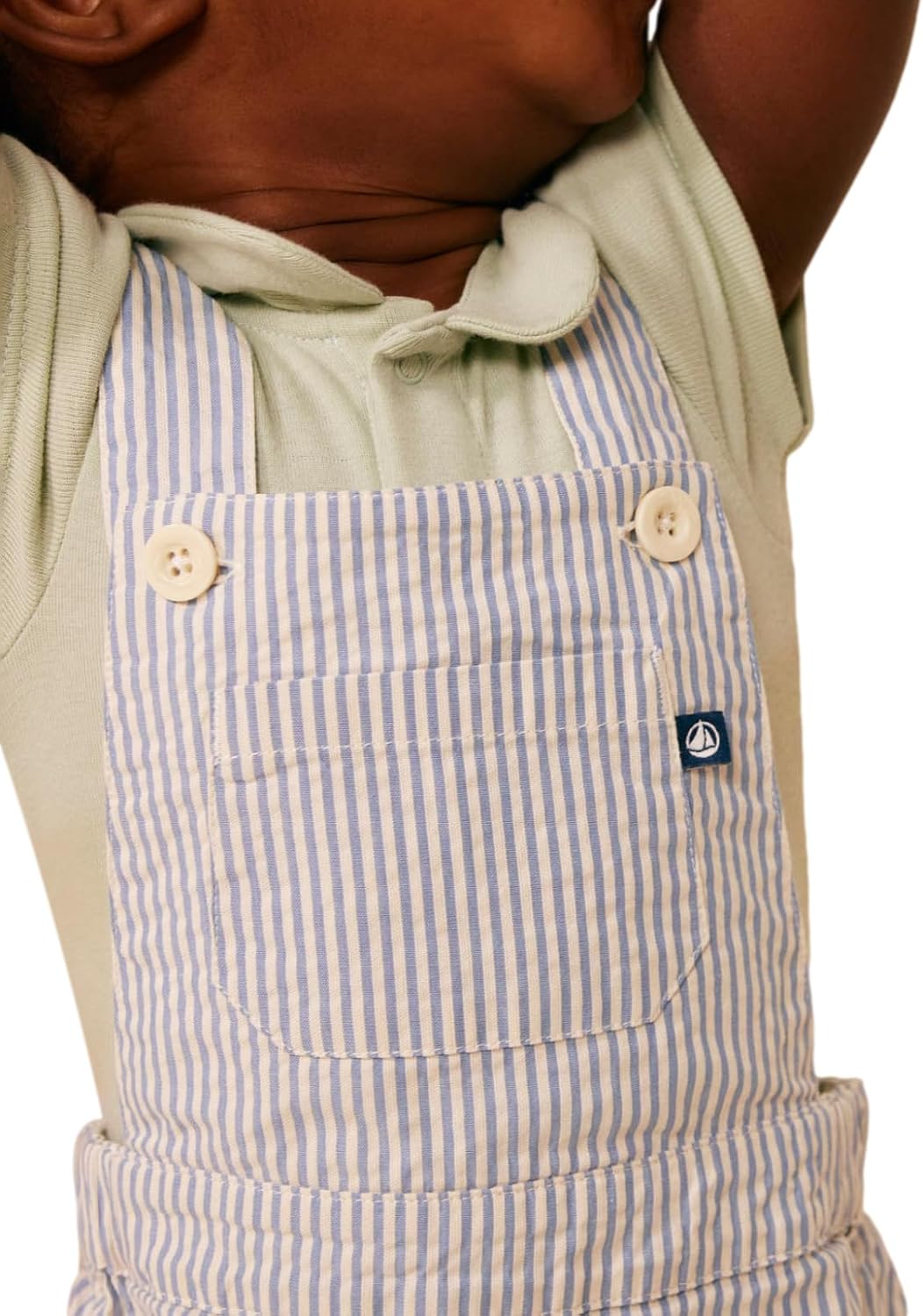 Thumbnail 6 de Salopette courte bébé garçon Petit Bateau