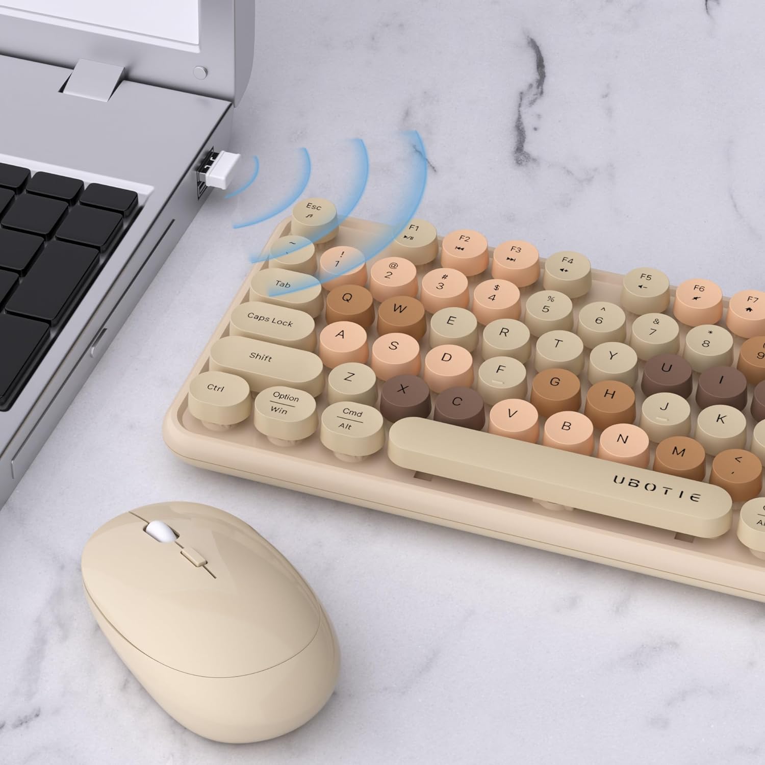 Thumbnail 3 de UBOTIE Wireless Keyboard Mouse Combo