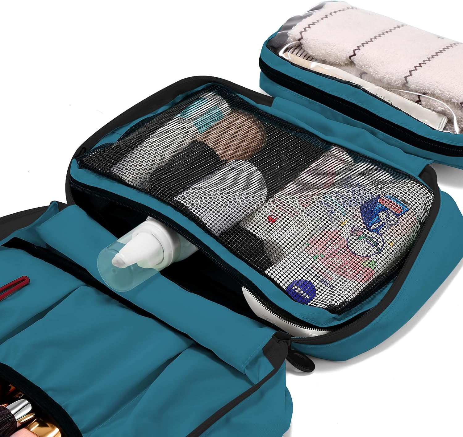 Thumbnail 3 de homchen Hanging Toiletry Bag 4 Compartments