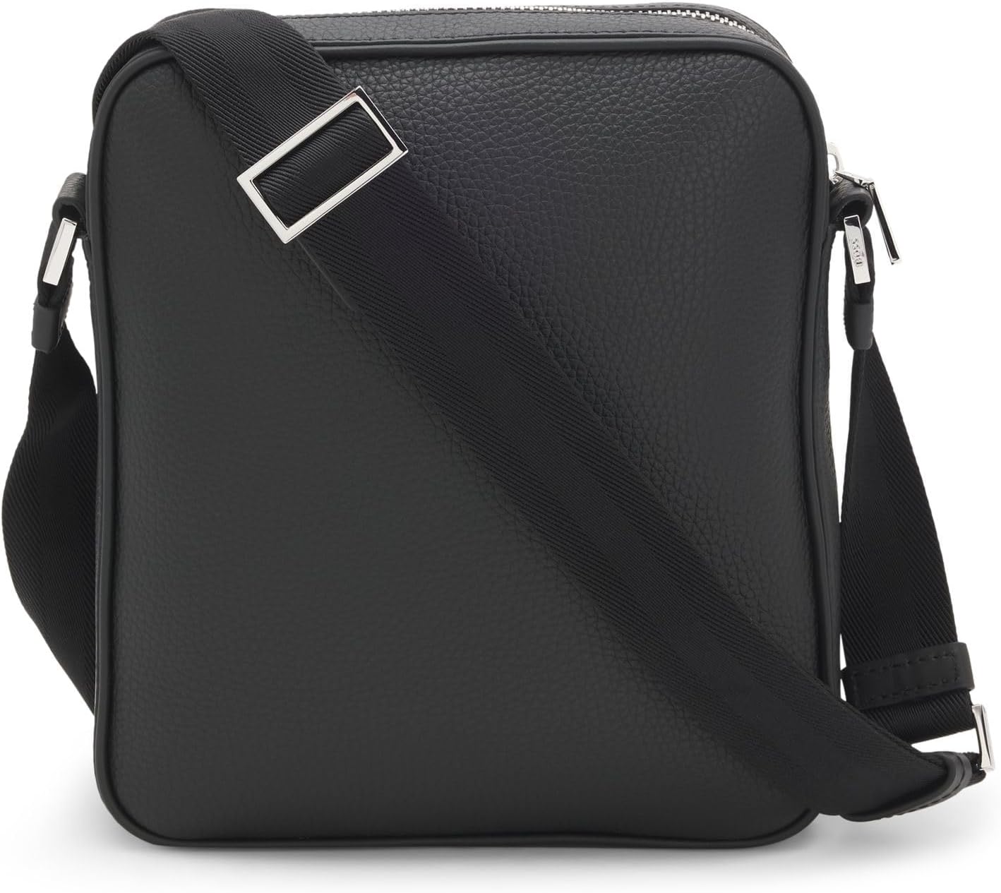 Detalle 2 de BOSS New Crosstown NS Zip — Sac reporter en cuir italien à grain naturel (homme)