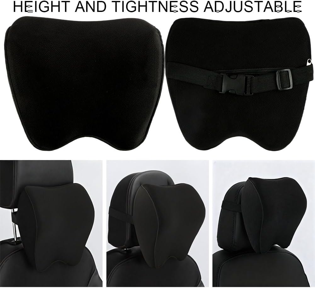 Thumbnail 6 de Alaoo Car Neck Support Pillow (2-Pack) with Adjustable Strap, Memory Foam and Breathable Cover