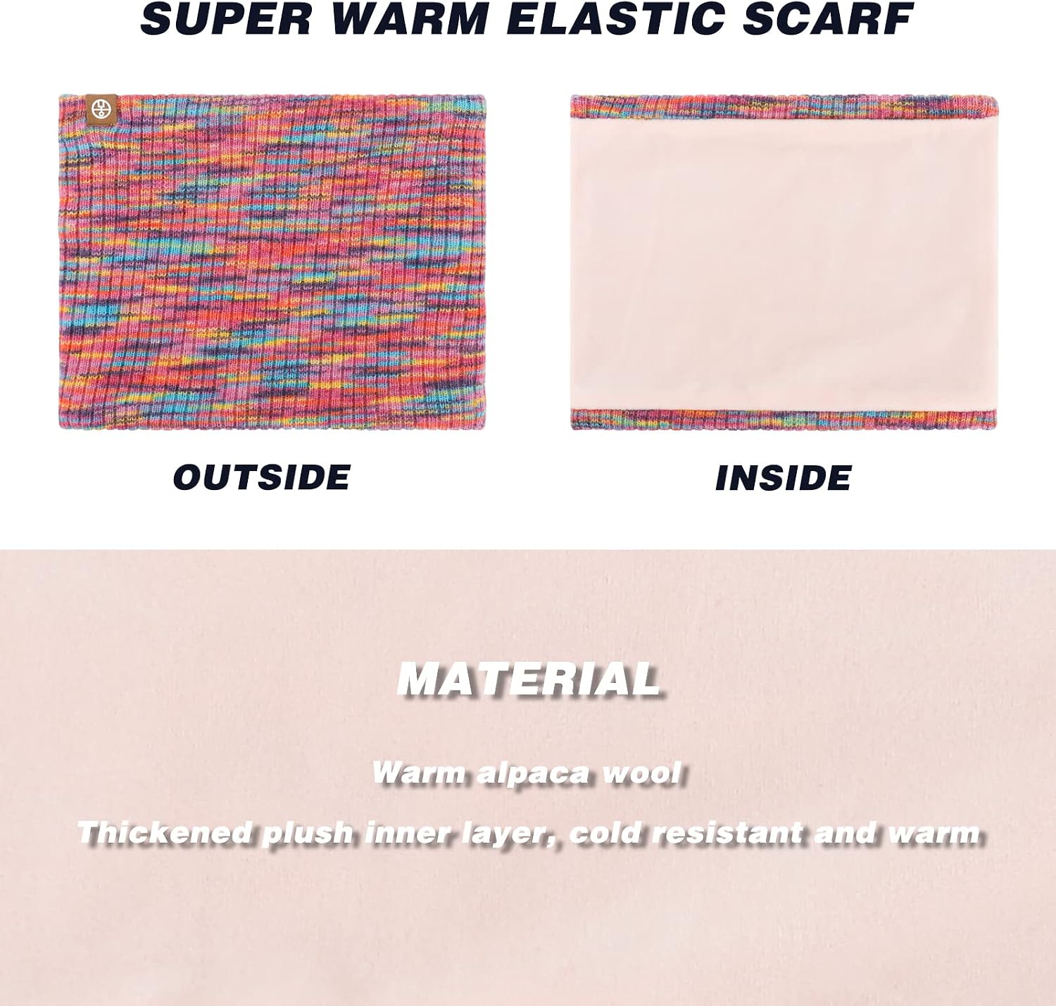 Detalle 2 de QKURT Kids Beanie Set for 5-10 Years Old 🧣