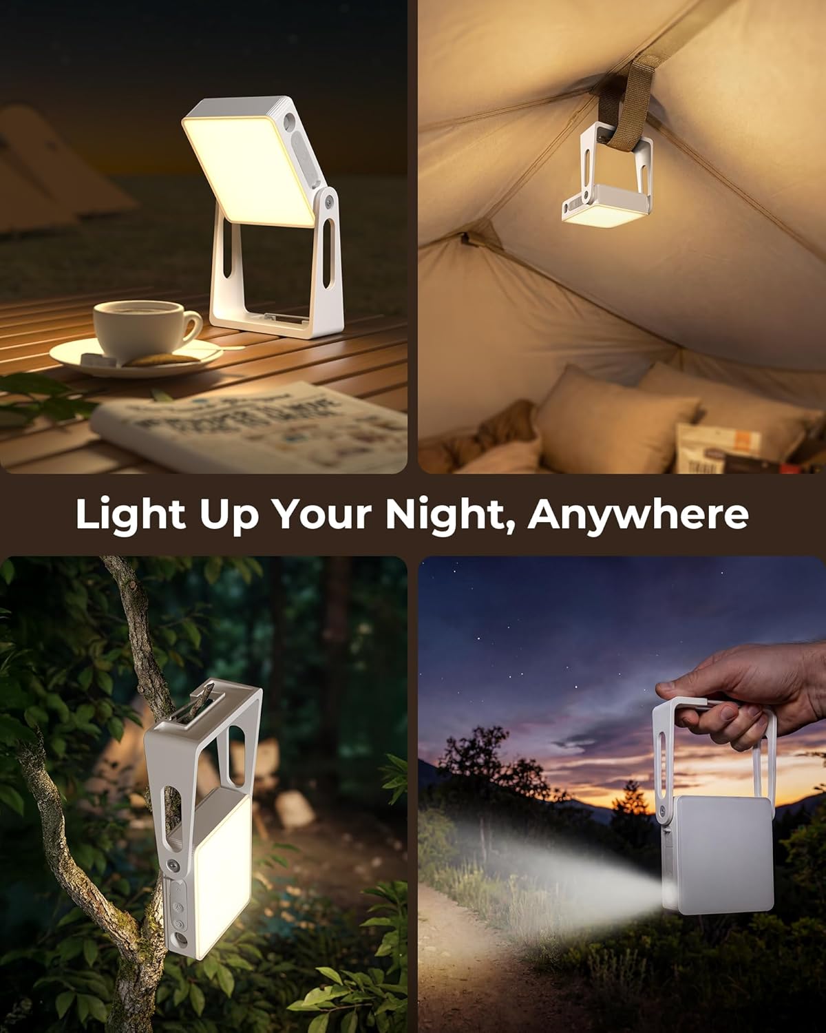 Detalle de Portable LED Camping Lanterns 4000mAh