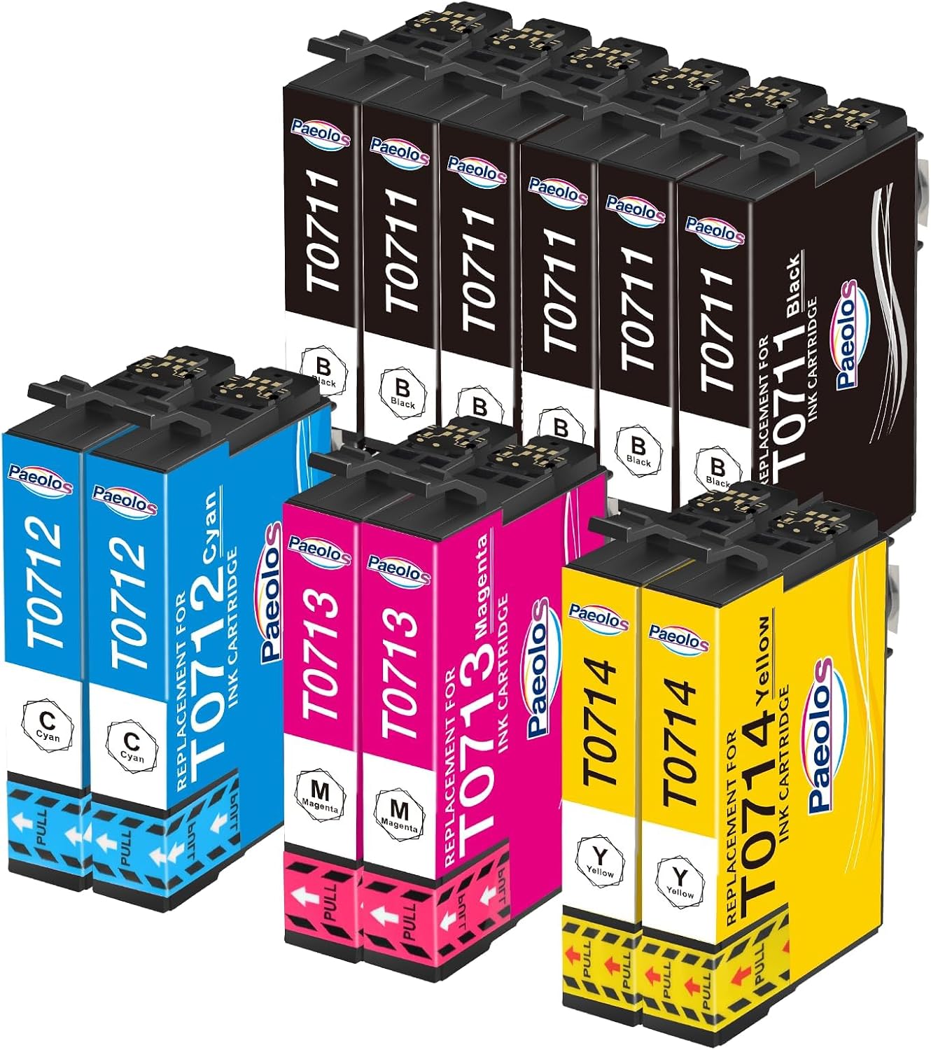 Detalle de Paeolos T0715 Cartuchos Multipack 12 unidades