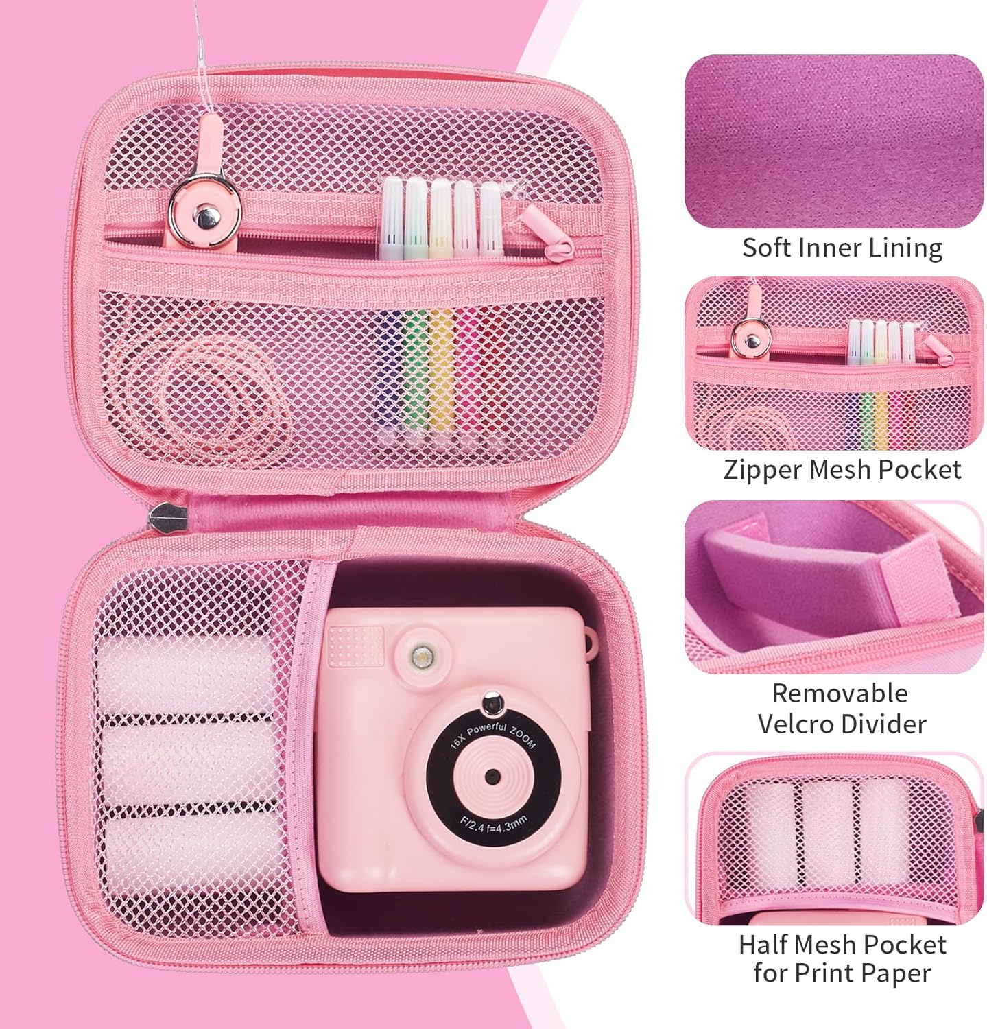 Thumbnail 3 de Hikkon Etui pour Appareil Photo 6,69×4,72×3,15 po