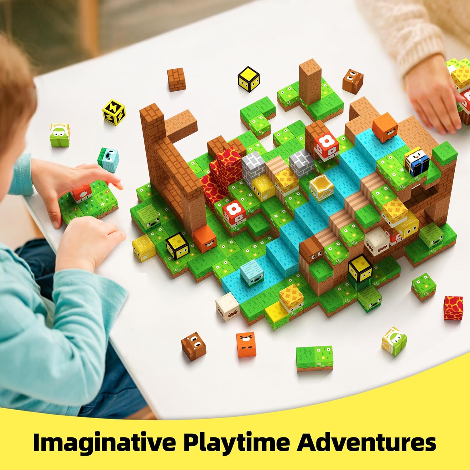 Thumbnail 5 de GobiDex 100 PCS Magnetic Blocks – Educational Sensory Building Toy for Kids 3+
