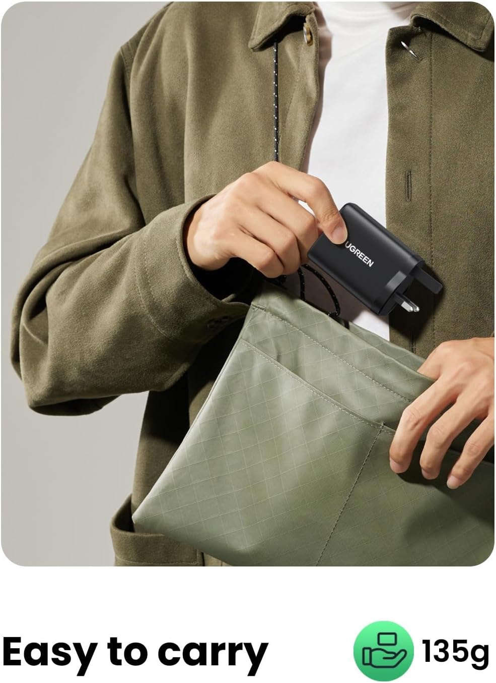 Thumbnail 3 de UGREEN USB C Charger 65W GaN 3‑Port PD Charger