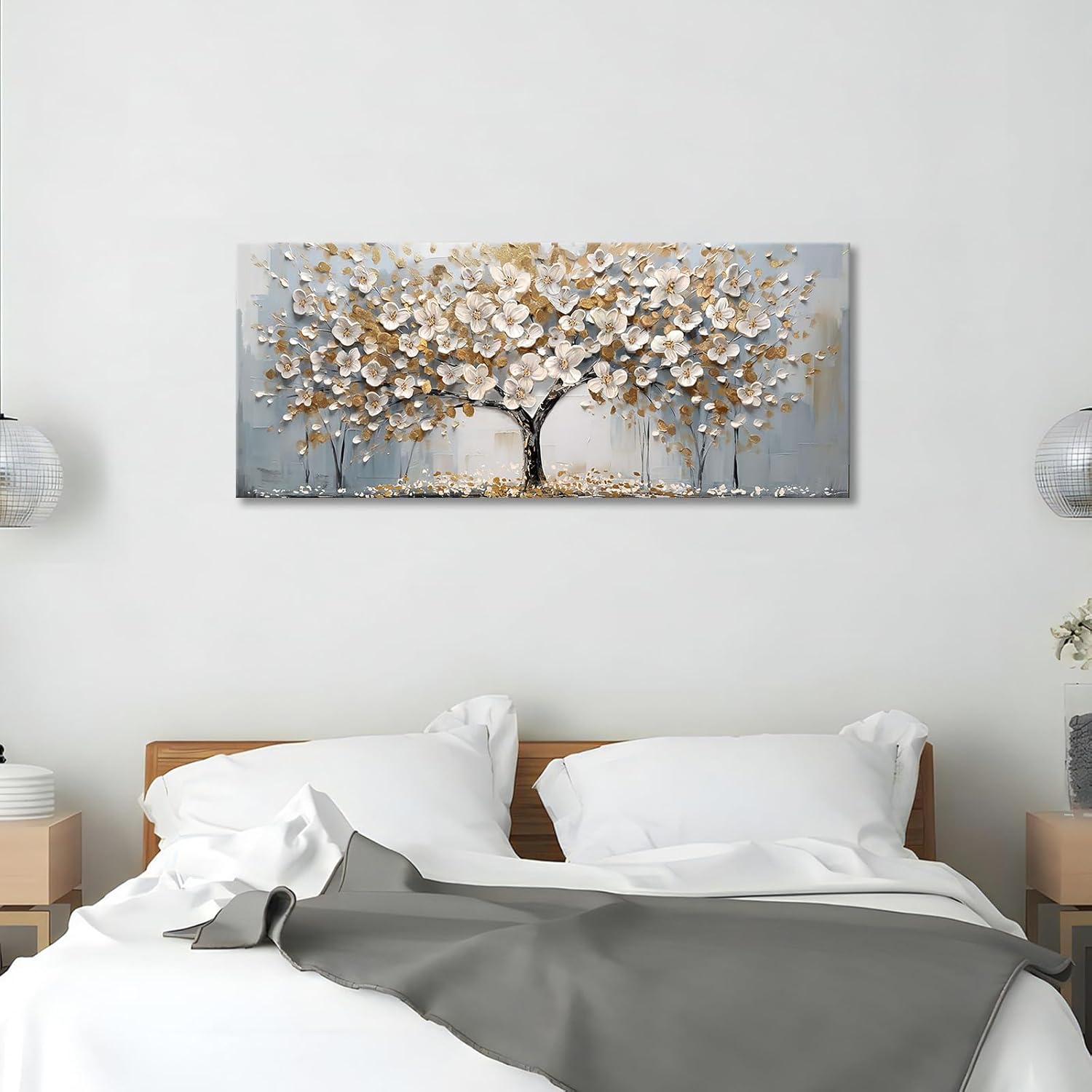 Detalle 2 de Decoración Moderna: Marco de Madera con Árbol de la Vida 🌳