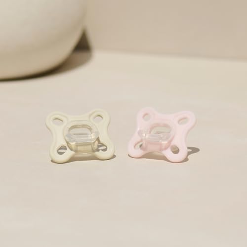 Thumbnail 2 de MAM Sucette Comfort Naissance 0-2 mois, Rose/Beige - Lot de 2 tétines