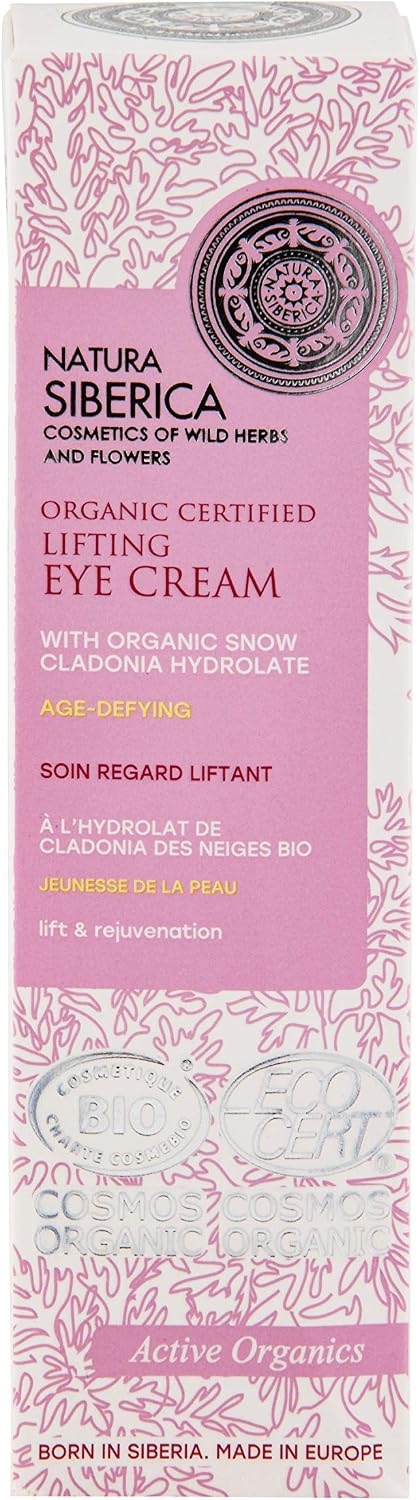 Detalle 2 de Natura Siberica anti-age-ögonkräm, 30 ml med hyaluronsyra och E-vitamin