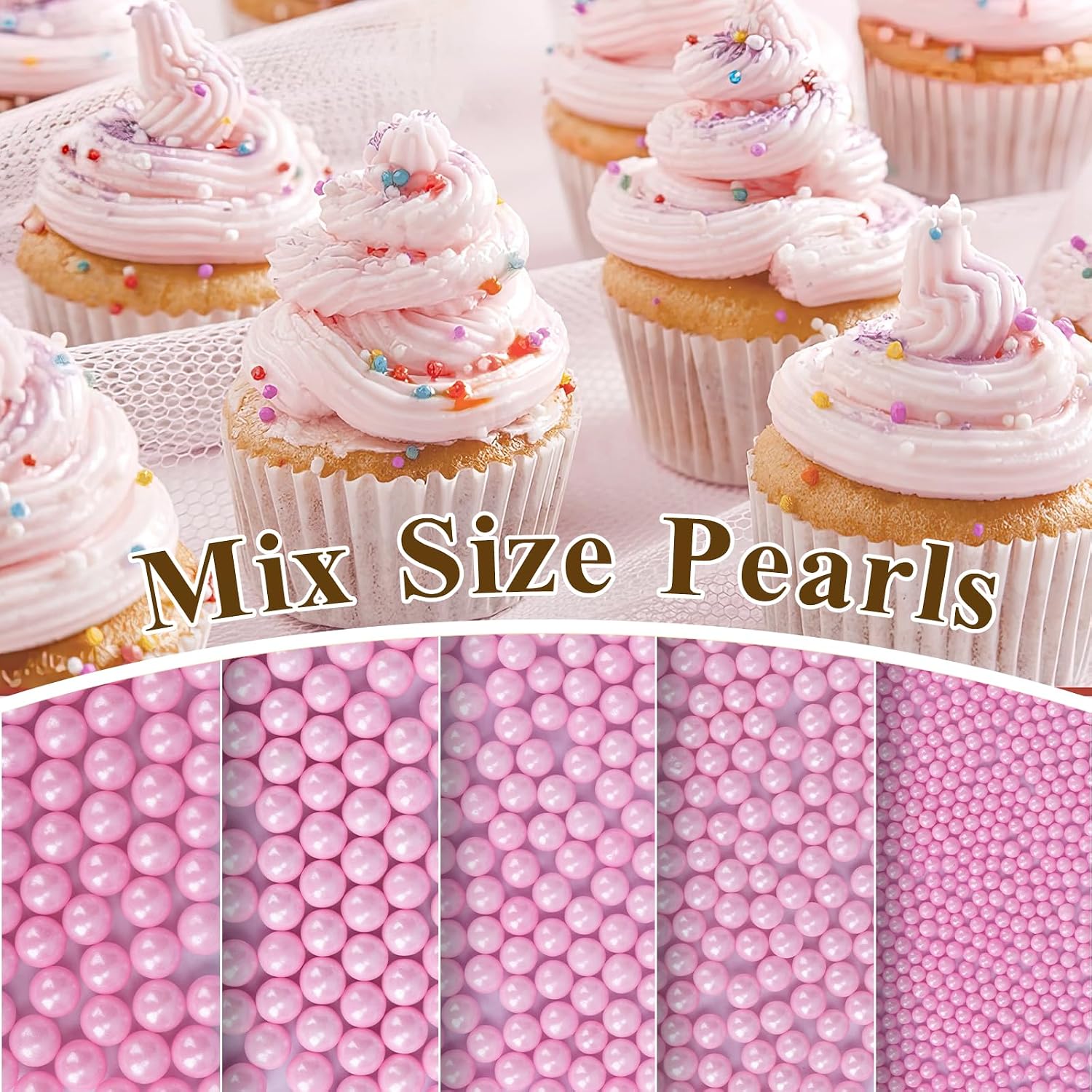 Thumbnail 4 de Twisweet Pink streusel 130g Perlenstreusel 🎂