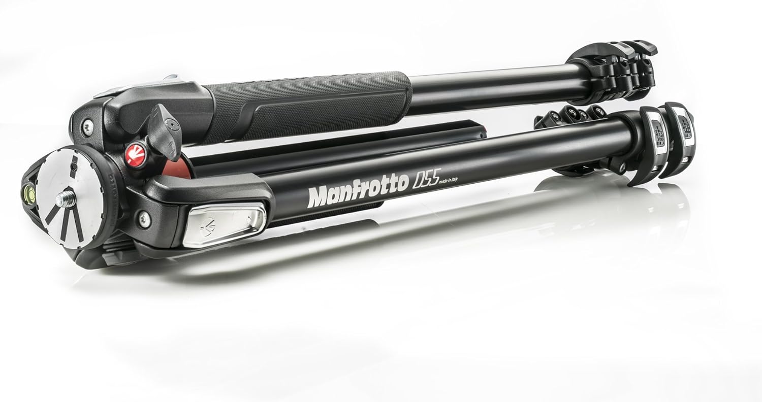 Thumbnail 2 de Manfrotto Kit Treppiede 055XPRO a 3 Sezioni con testa su 3 assi in alluminio