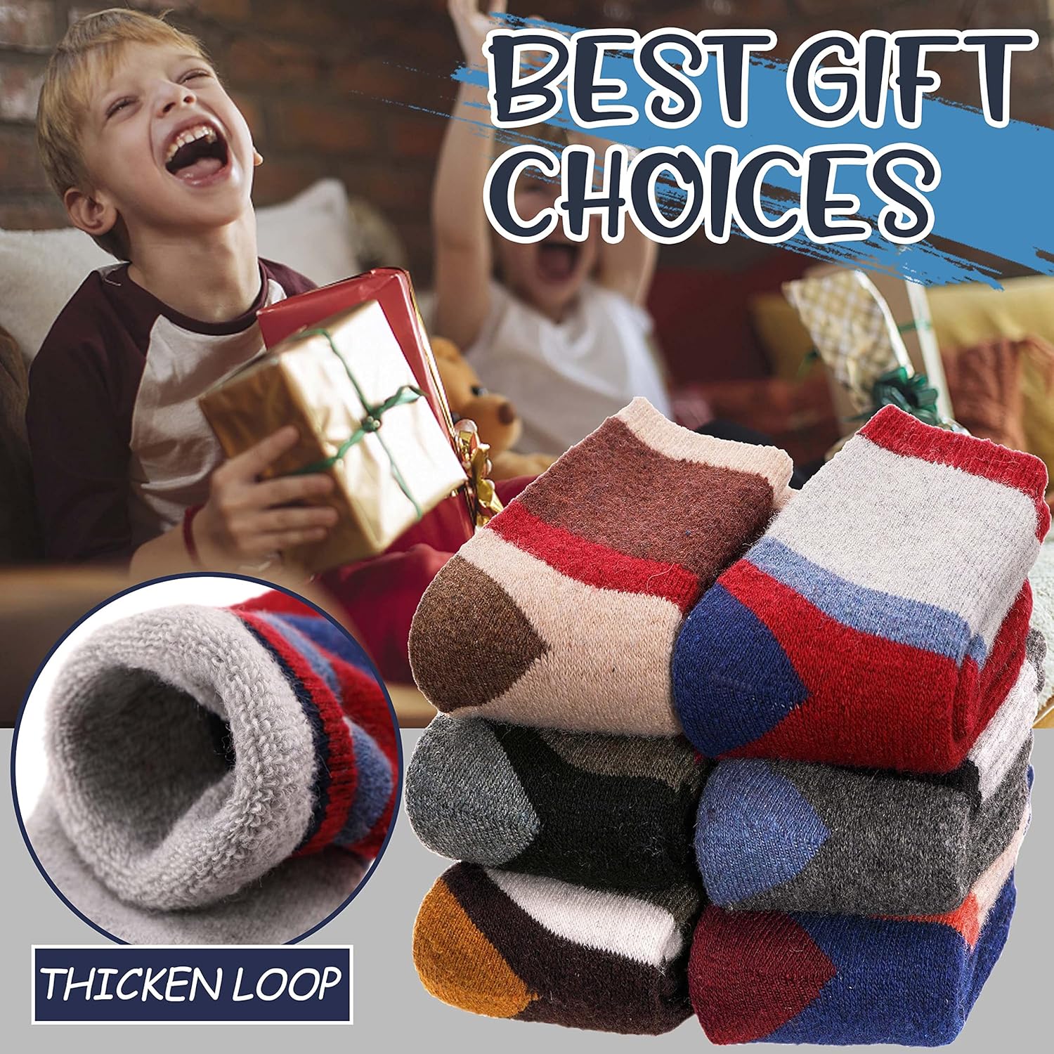 Thumbnail 4 de EBMORE Merino Wool Socks 6 Pairs