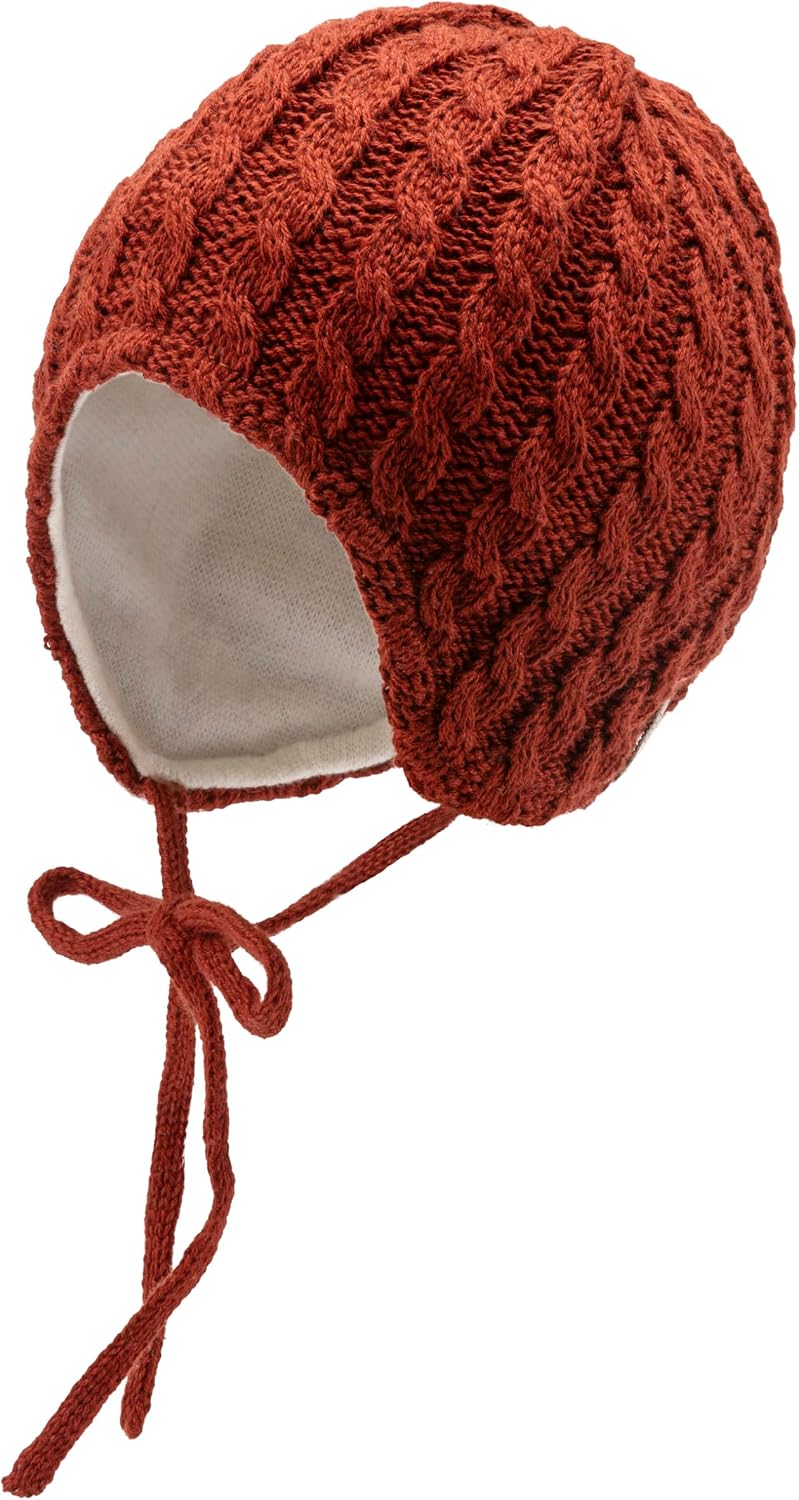 Detalle de Bonnet en Tricot torsadé — confort pour l’automne et l’hiver