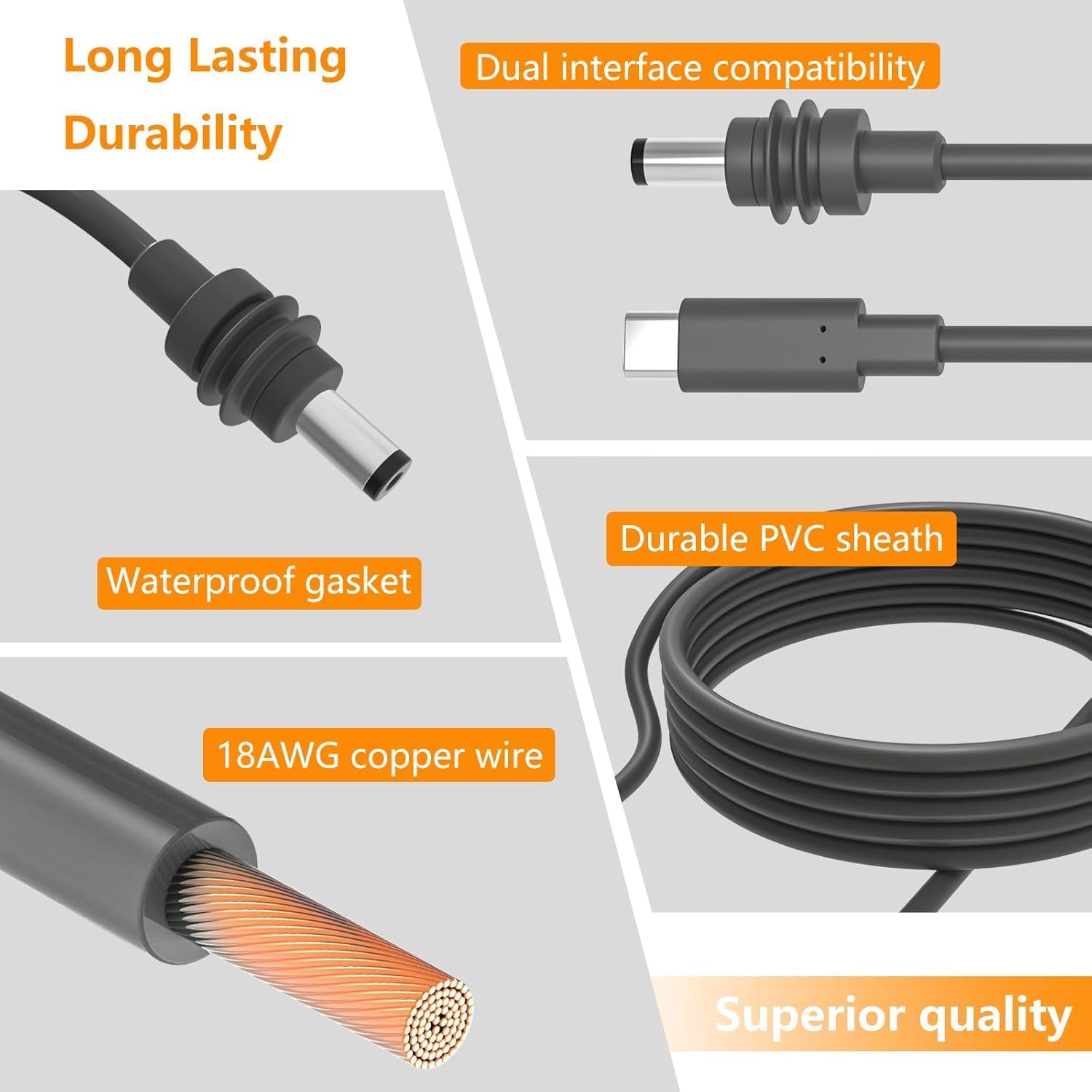 Thumbnail 6 de Starlink Mini Cable 5m USB-C to DC 100W