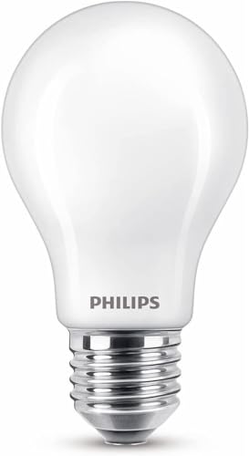 Detalle 2 de Philips ampoules LED Standard E27 100W Blanc Chaud Dépolie – Verre, Lot de 2