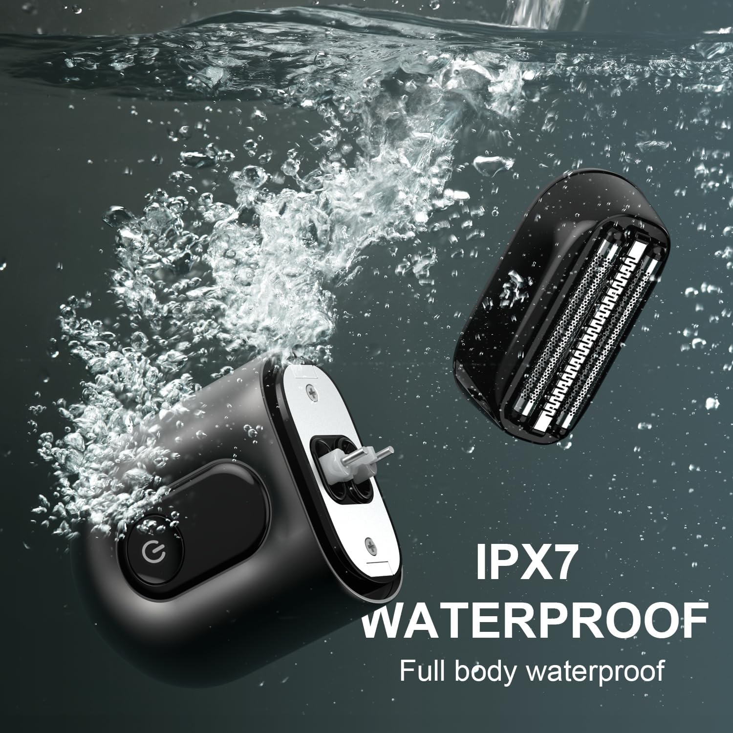 Detalle de Electric Shaver with Three Floating Blades