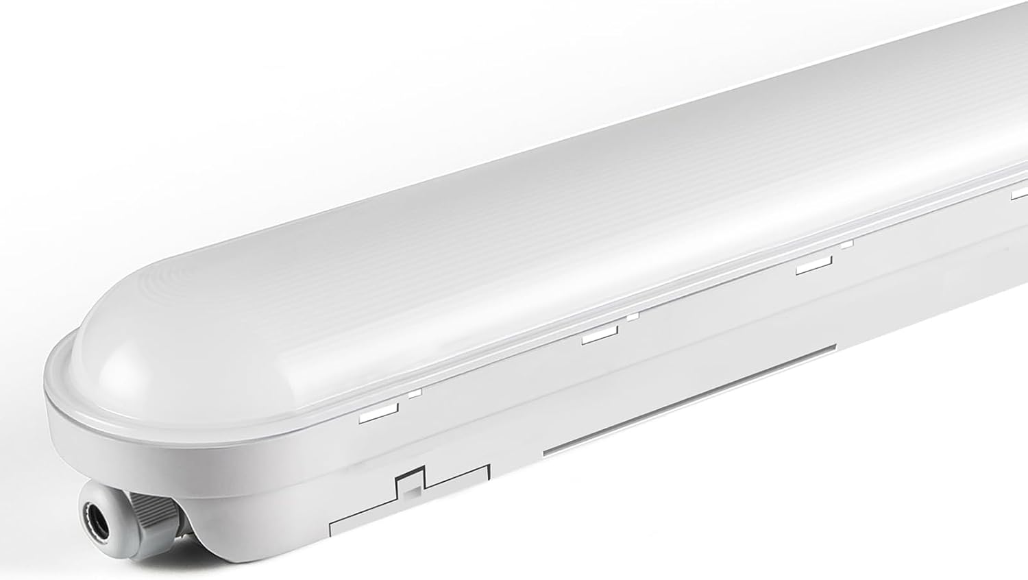 Detalle de TONFFI Feuchtraumleuchte LED 120 cm (36 W, 4.500 lm) IP65 – kaltweiß 6000 K, verknüpfbar