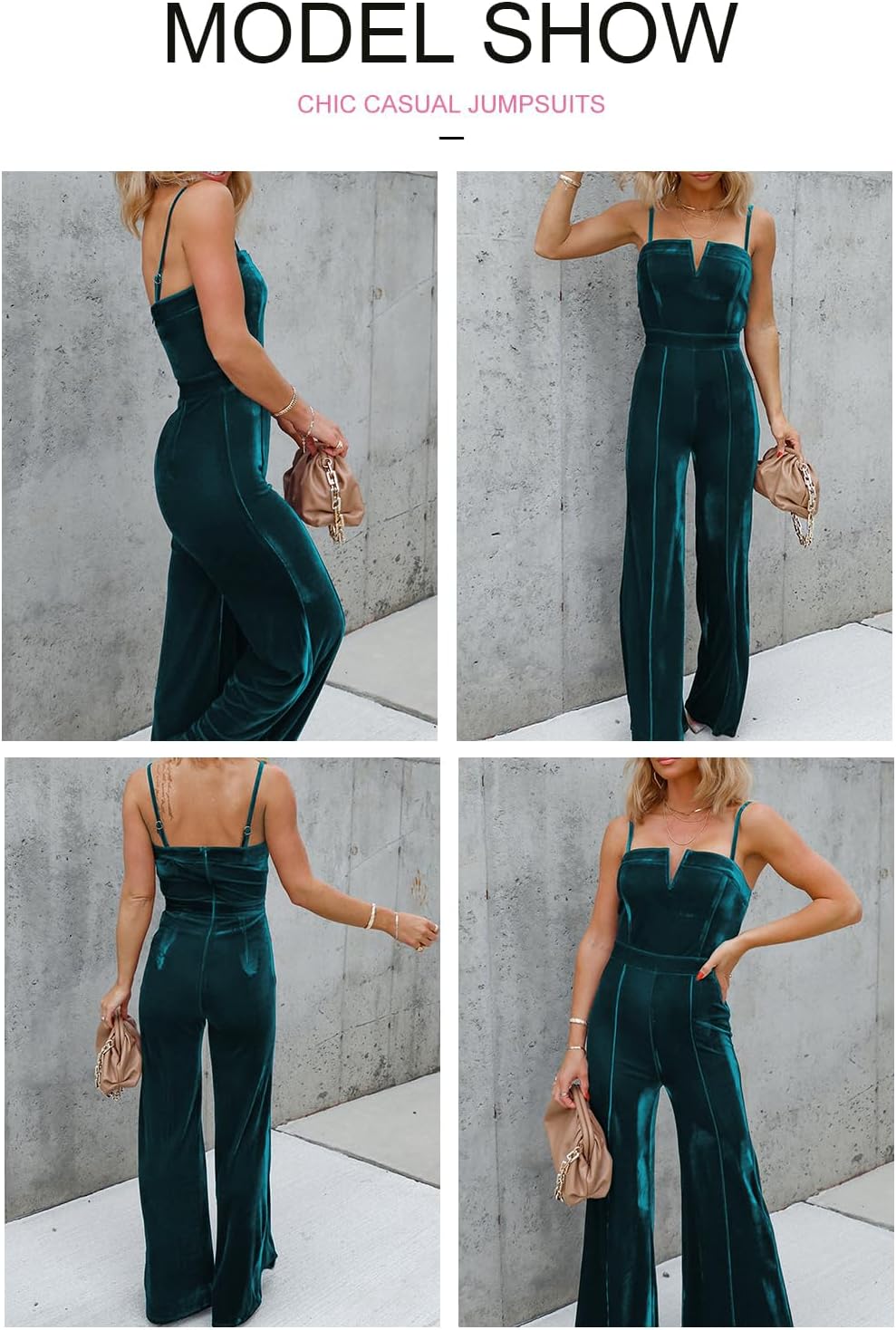 Detalle de BLENCOT Women's Jumpsuit, Polyester-Elastane Blend
