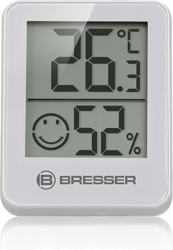 Detalle 2 de Bresser Temeo Hygro Indicator termómetro higrómetro 4,98 cm