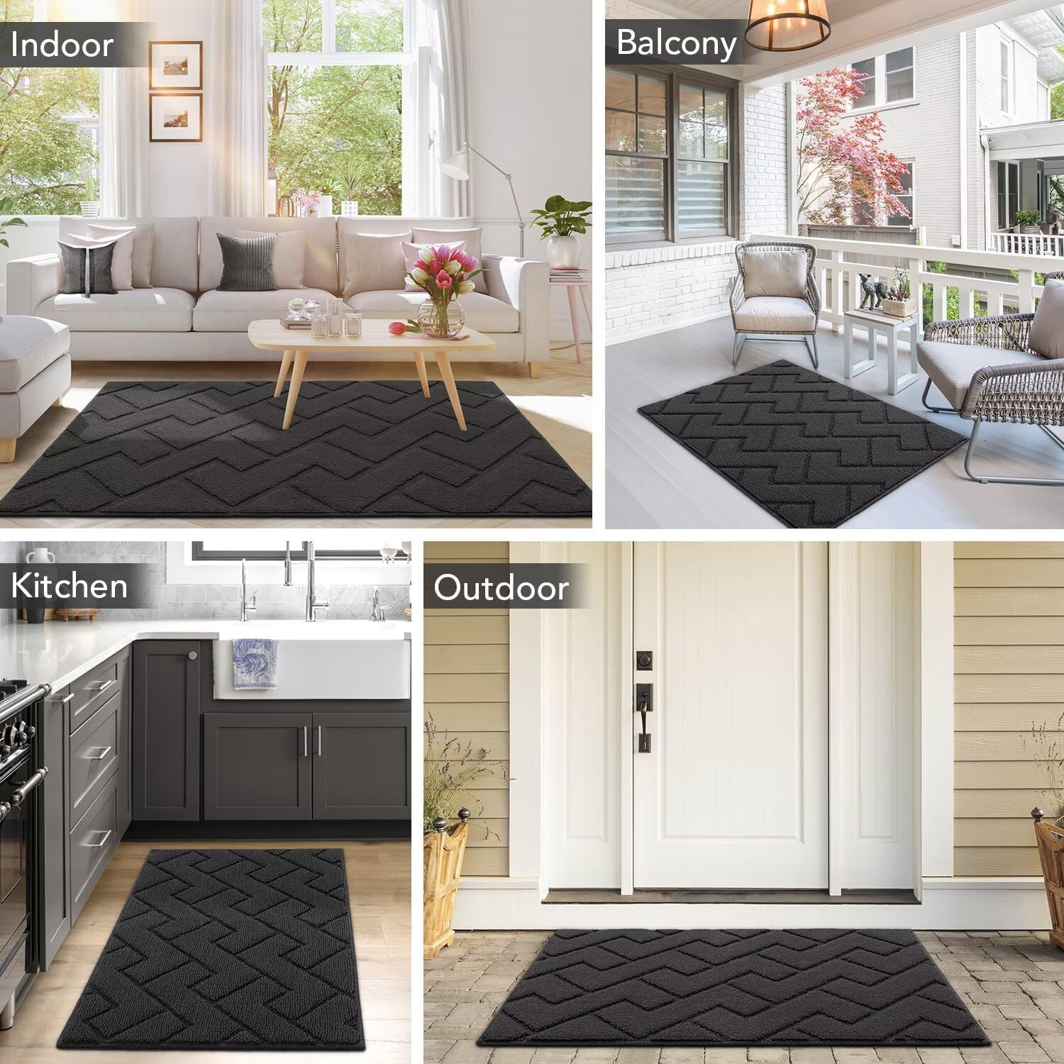 Thumbnail 2 de Biscpro Tapis 60x90 cm antidérapant absorbant