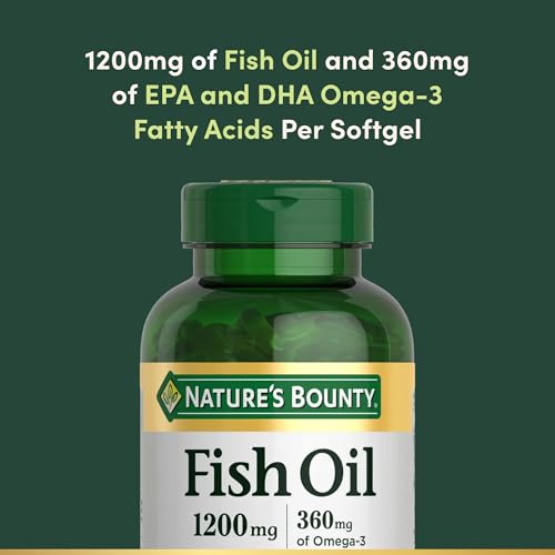 Thumbnail 2 de Nature's Bounty Fish Oil Omega-3 Supplements — 1200 Mg, 200 Softgels