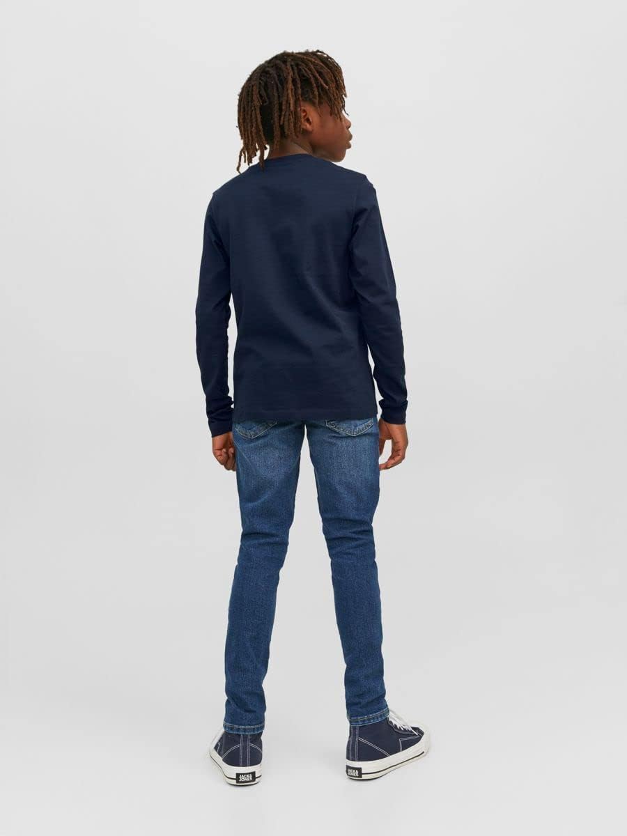 Detalle de JACK & JONES JUNIOR Jjecorp Logo Tee Play T-shirt manica lunga per ragazzi