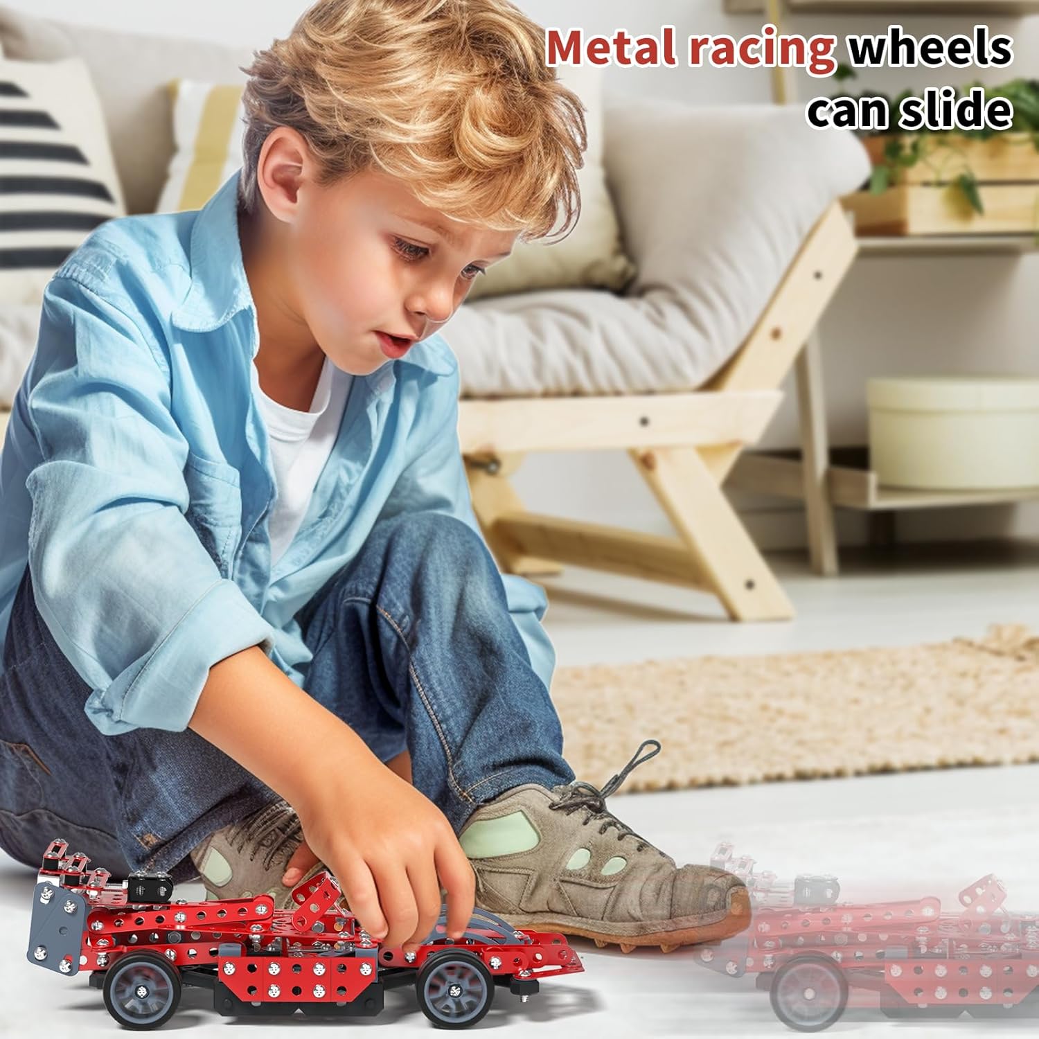 Detalle de STEM Model Car Building Kit, 287 Pieces