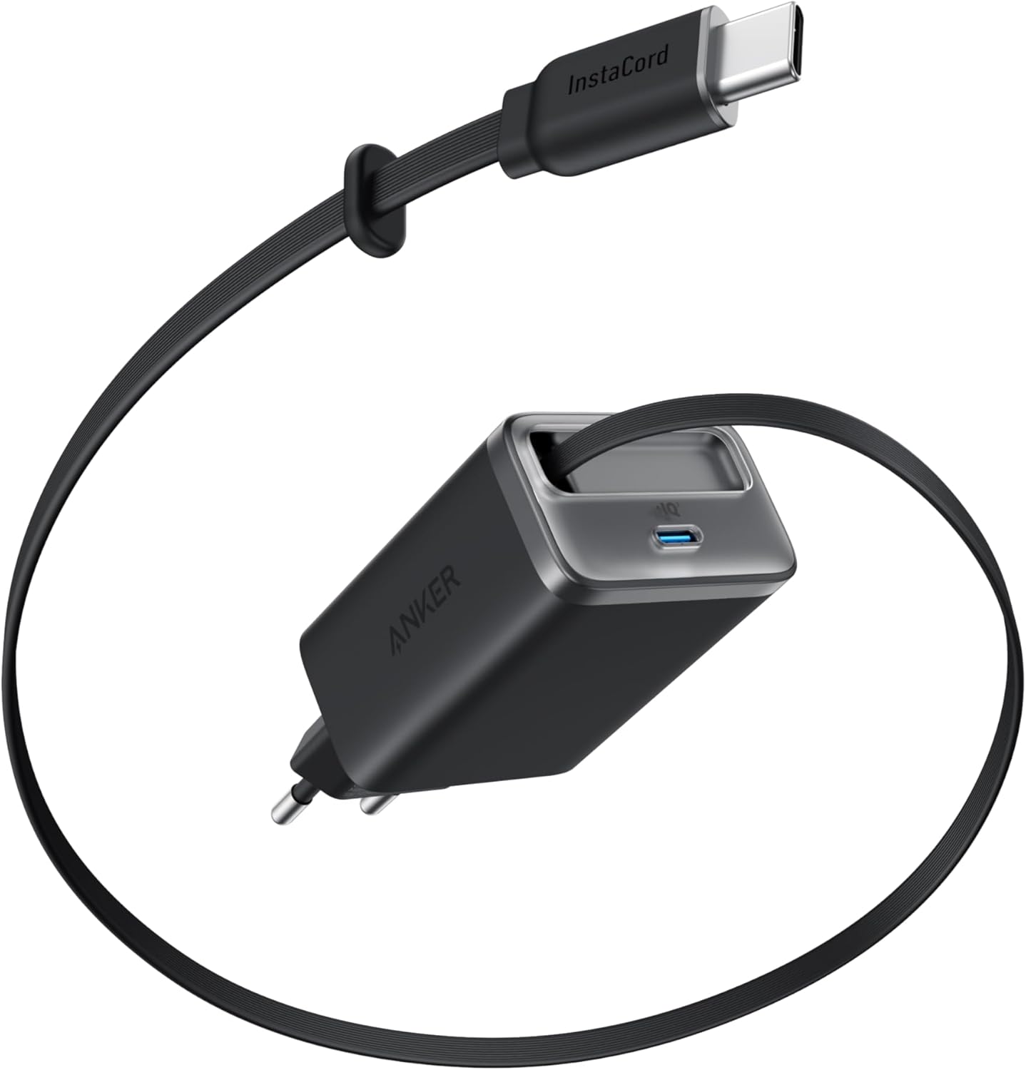 Thumbnail 6 de Anker Nano 35W USB-C Ladegerät mit integriertem InstaCord-Kabel – kompakt, zuverlässig, für iPhone 17/16/15 Serie