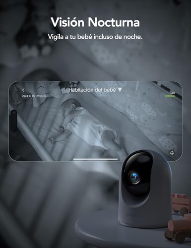 Thumbnail 5 de GNCC 2K 3MP Cámara Vigilancia WiFi Interior Pack 4: Seguimiento 360°, Audio Bidireccional y Visión Nocturna