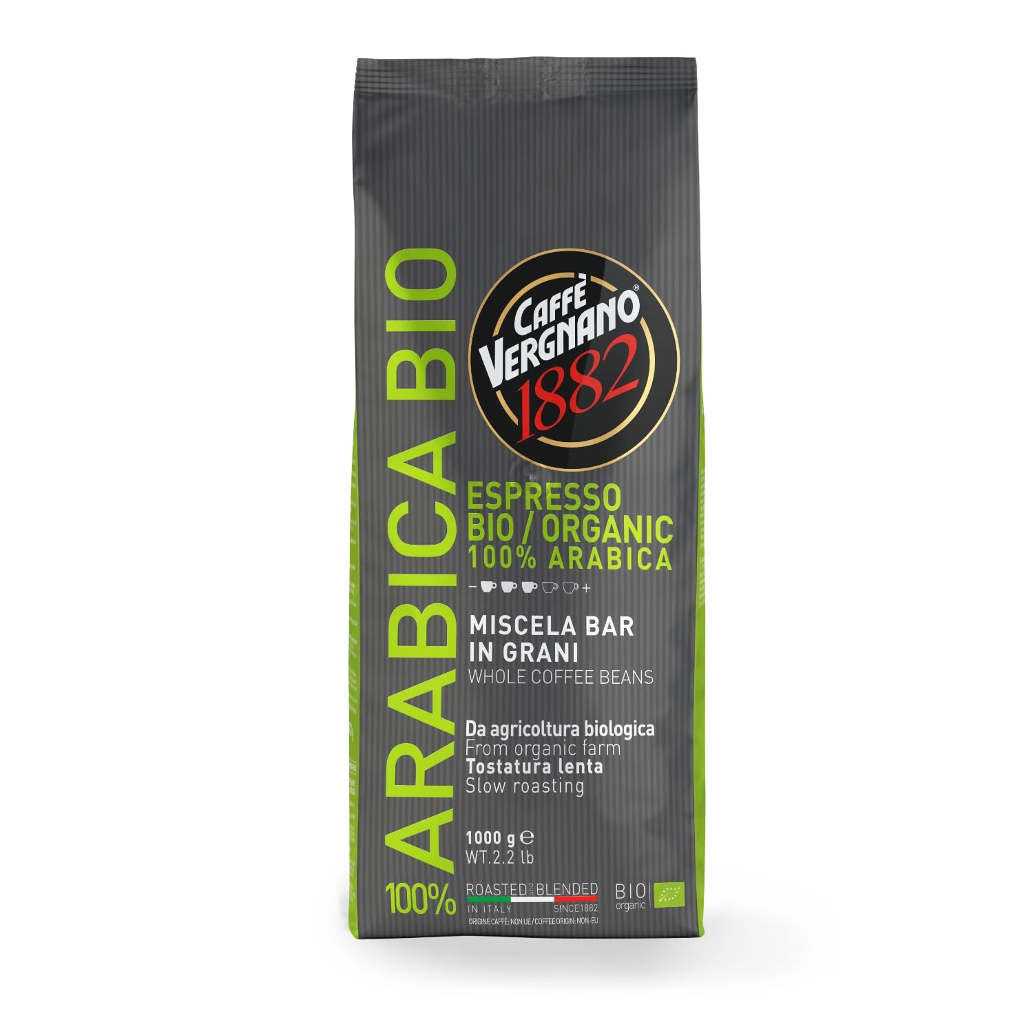 Thumbnail 6 de Caffè Vergnano 1882 Aroma Mio Delicato (Mild) – Kaffeebohnen 1 kg