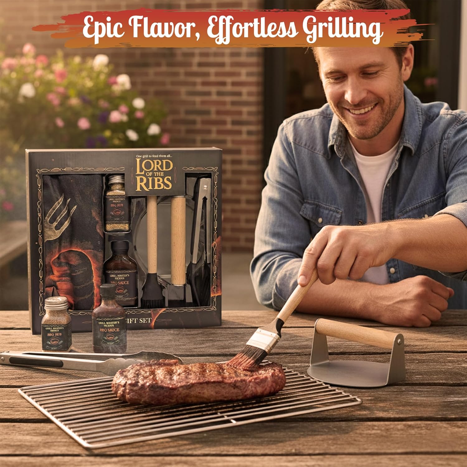 Thumbnail 4 de Topline Lord of the Ribs BBQ Gift Set – Grill gift 1