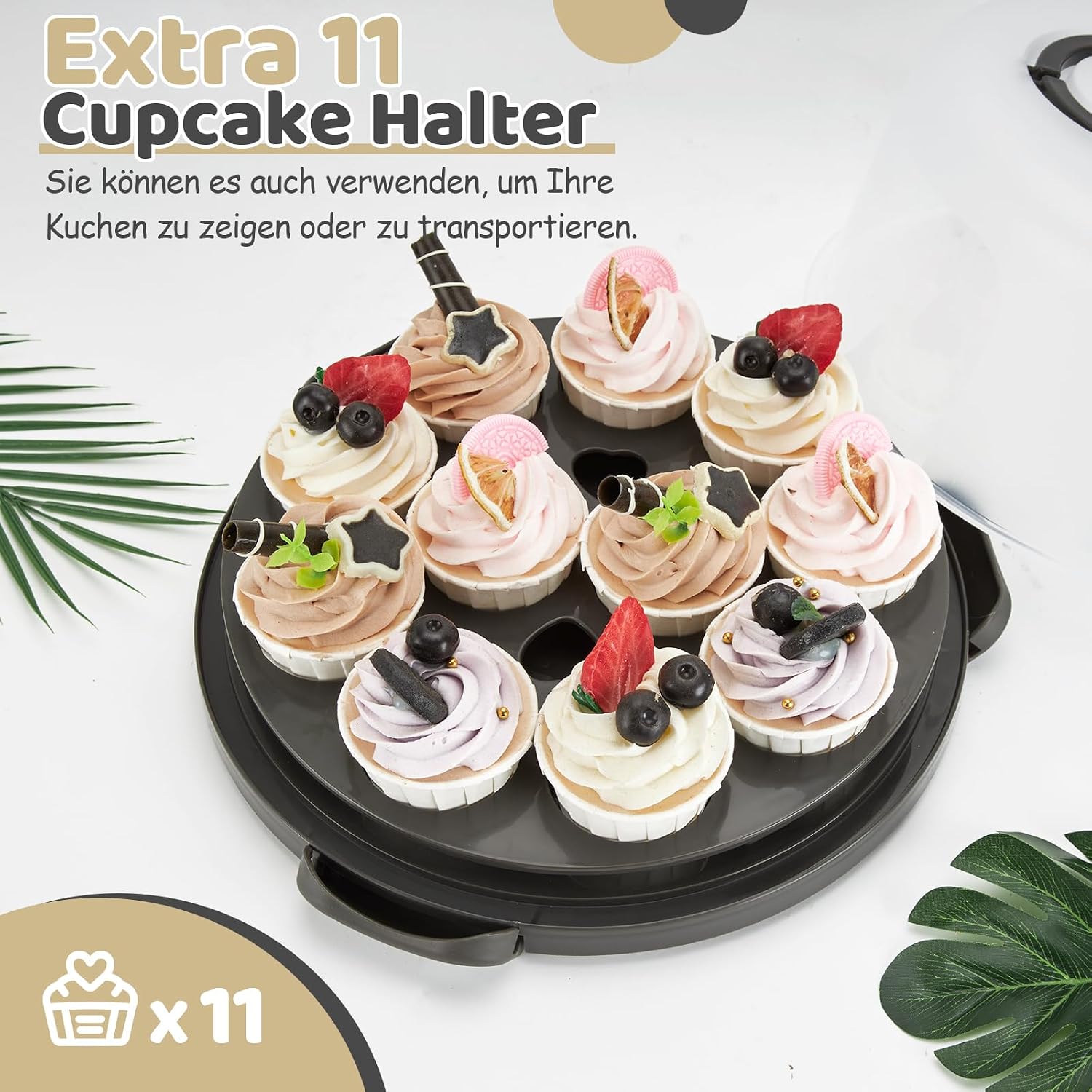 Thumbnail 2 de Ohuhu Kuchen Transportbox 25,4 cm