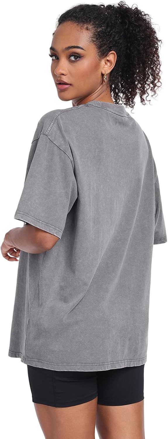 Thumbnail 4 de Washed Vintage Oversized T-Shirt 1pc