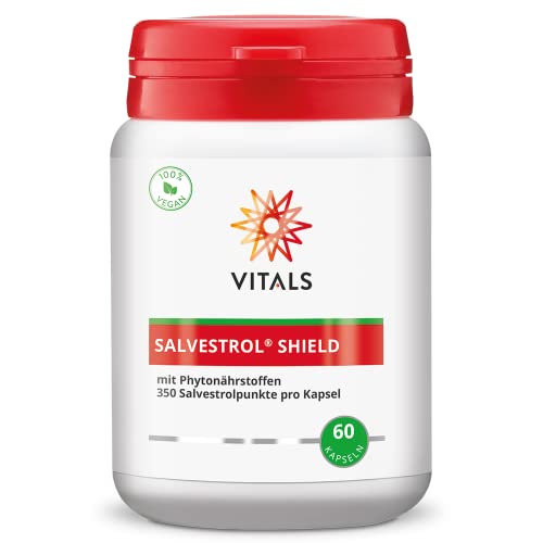 Detalle de Vitals Salvestrol Shield Phytonährstoffkomplex, 60 Kapseln mit 350 Punkten