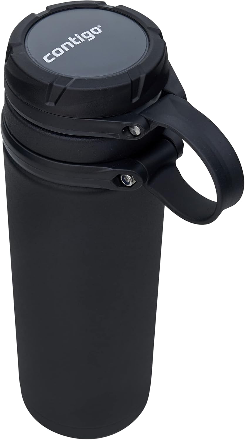 Thumbnail 2 de Contigo Fuse Insulated Stainless Steel Water Bottle, 700 ml, Black