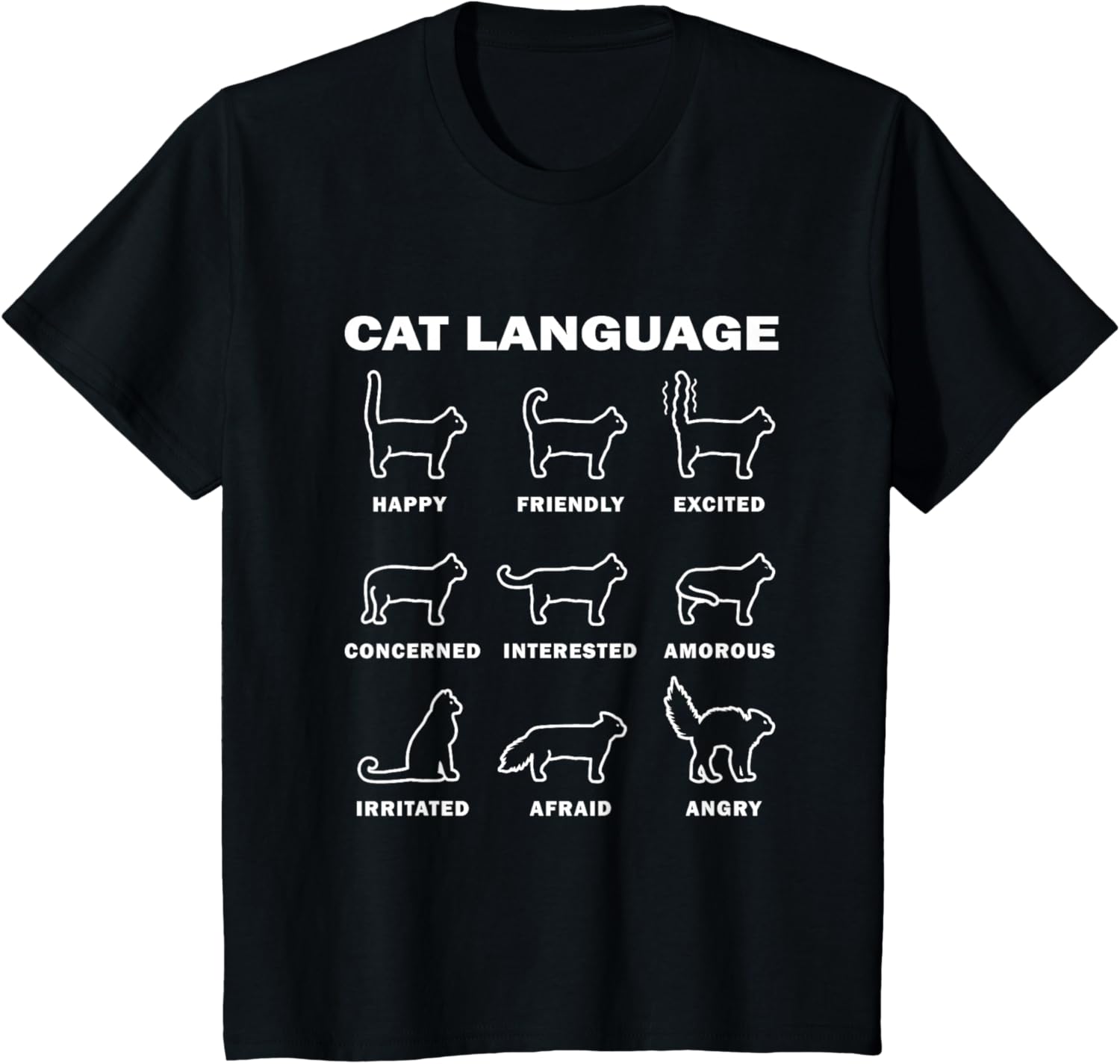 Thumbnail 6 de Maglietta Linguaggio del Corpo del Gatto 🐱