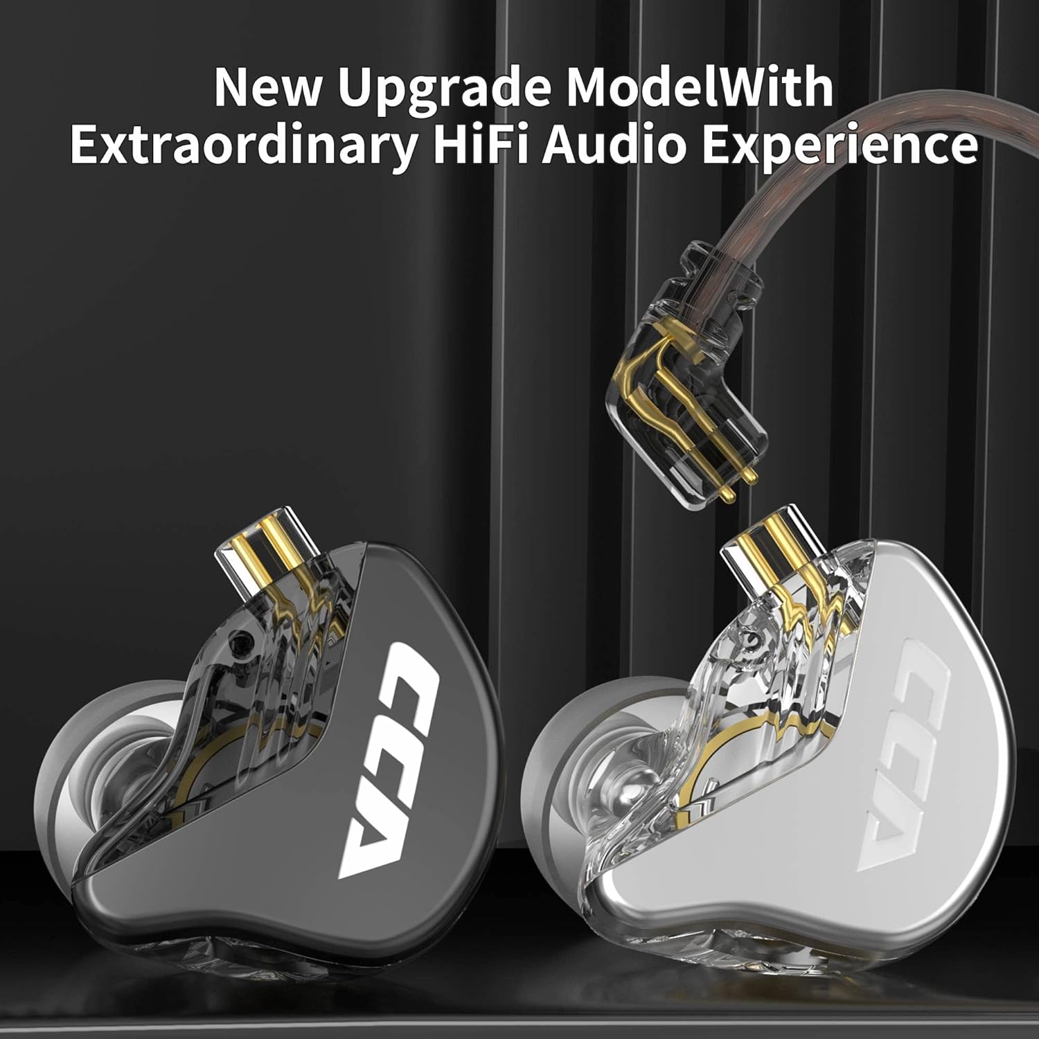 Thumbnail 5 de Keephifi / CCA CRA : écouteurs IEM filaires in-ear avec micro (3,5 mm) pour gaming et musique