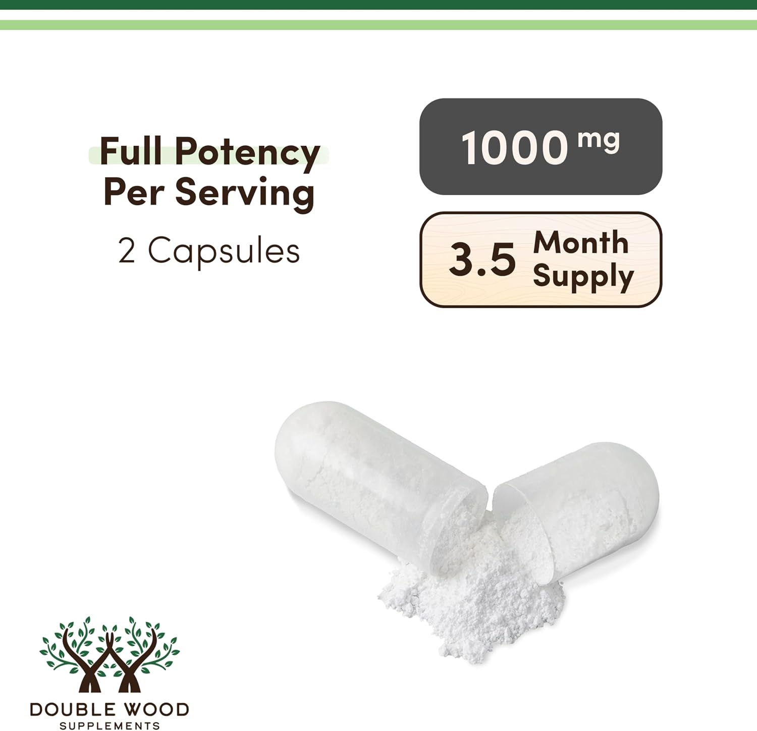 Detalle 2 de Double Wood NAC Supplement, 210 Capsules