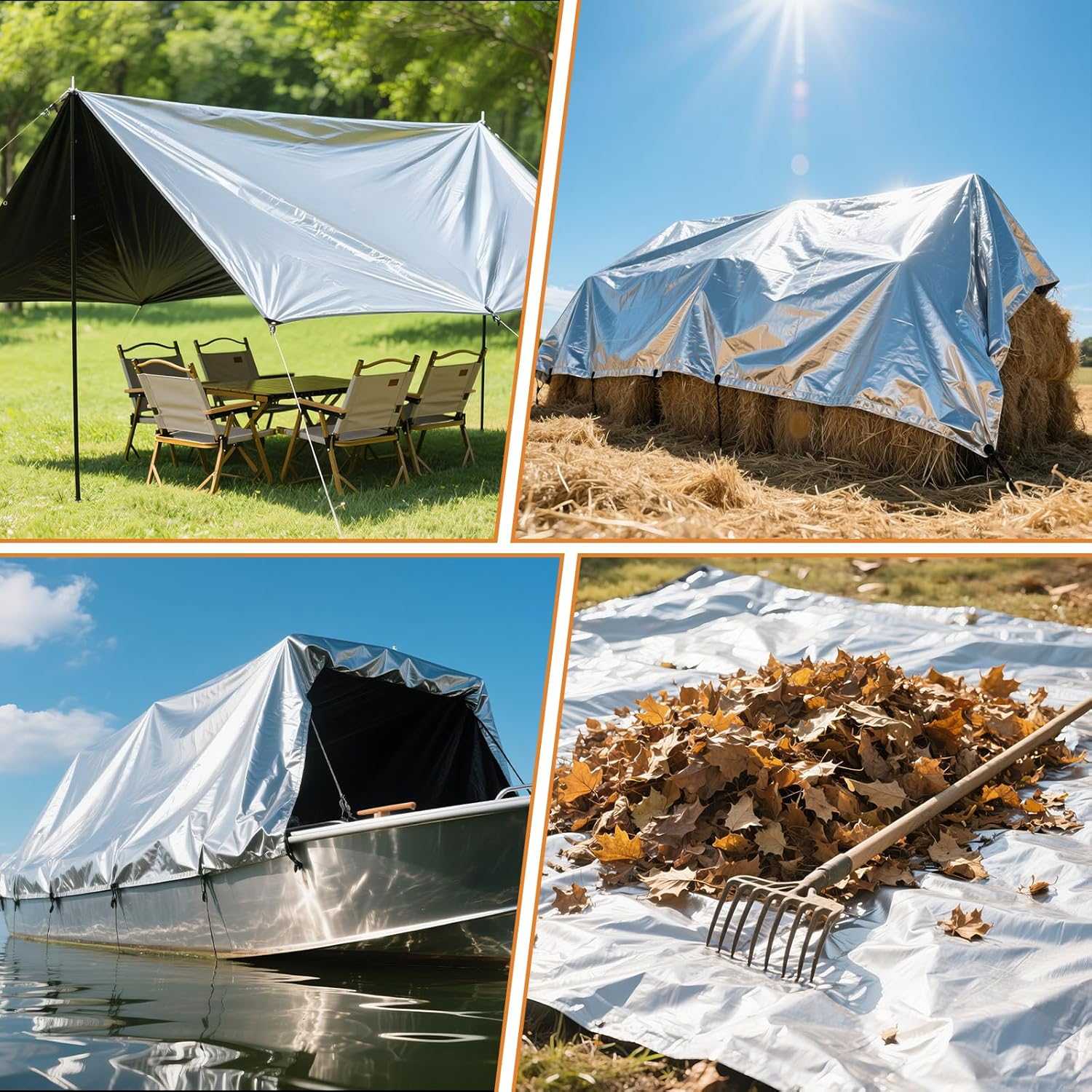 Thumbnail 6 de Yumatum 20x30FT waterproof tarp, 16 mil
