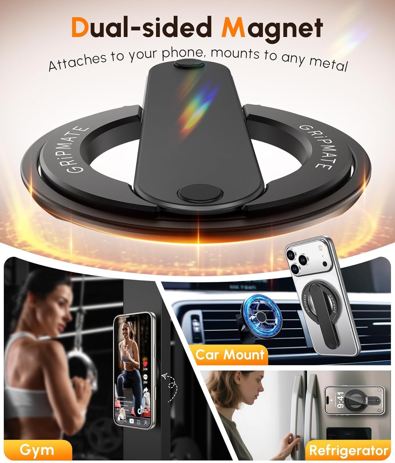 Detalle de GripMate 2nd Magnetic Phone Ring Holder for MagSafe