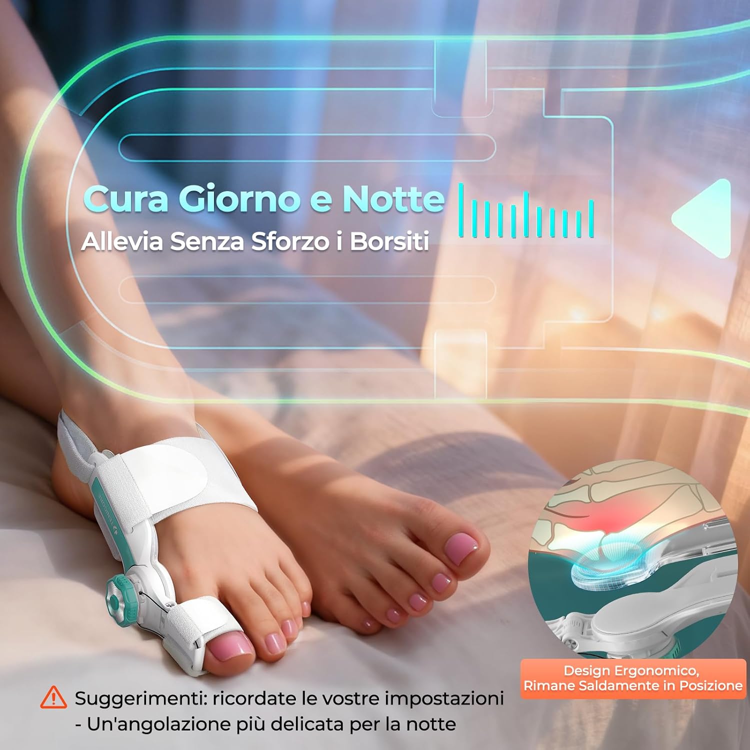 Thumbnail 5 de TENICORE Alluce Valgo Correttore regolabile 160° 🦶