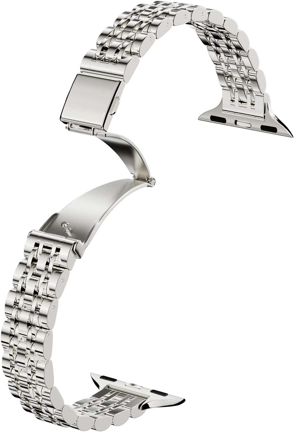 Thumbnail 3 de ARTCHE Slim Watch Strap for Apple Watch (40–42mm) in Silver – Slim Stainless Steel, Adjustable for Women