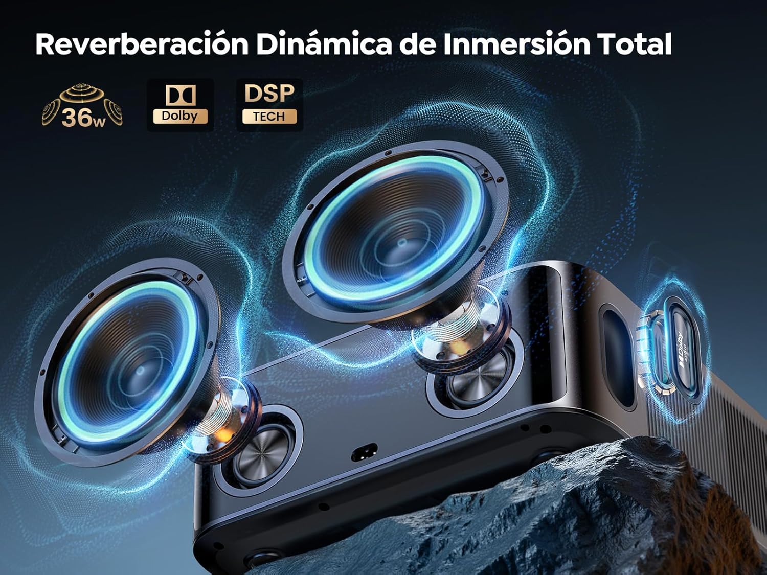 Detalle de TOPTRO Proyector 4K WiFi 6 Bluetooth 5.2 Dolby 🎥